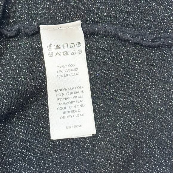 Sincerely Jules Black Metallic Halter Bodycon Dress - Picture 7 of 8